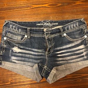 Denim shorts